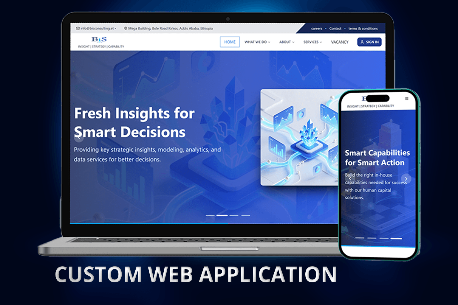 Website & internal tool